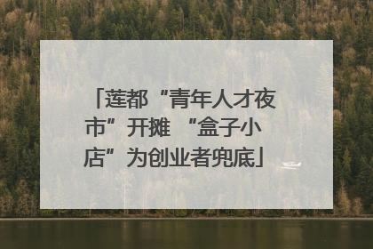莲都“青年人才夜市”开摊 “盒子小店”为创业者兜底