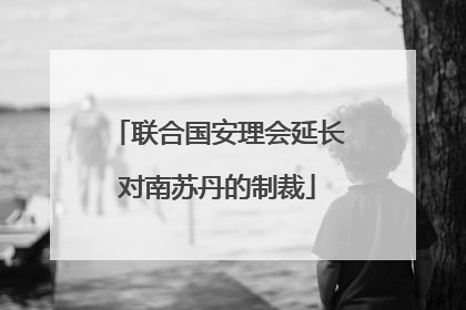 联合国安理会延长对南苏丹的制裁
