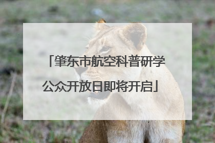 肇东市航空科普研学公众开放日即将开启