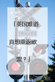英国难道真想重返欧盟？
