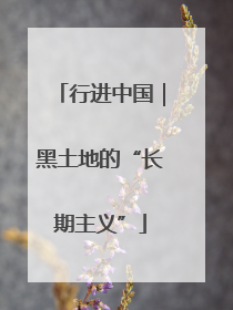 行进中国｜黑土地的“长期主义”