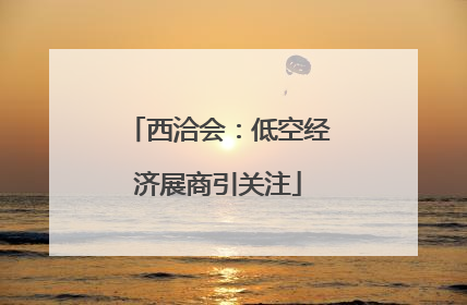 西洽会：低空经济展商引关注