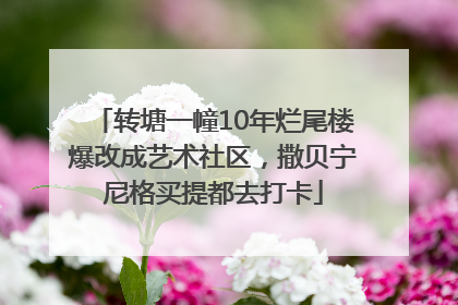 转塘一幢10年烂尾楼爆改成艺术社区，撒贝宁尼格买提都去打卡