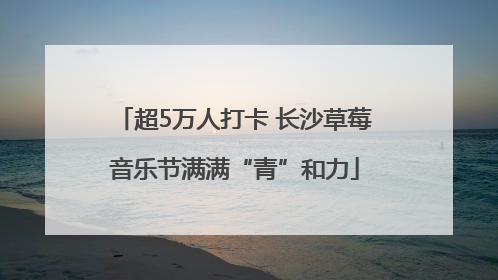 超5万人打卡 长沙草莓音乐节满满“青”和力