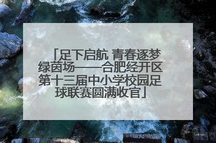 足下启航 青春逐梦绿茵场——合肥经开区第十三届中小学校园足球联赛圆满收官