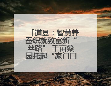 道县：智慧养蚕织就致富新“丝路” 千亩桑园托起“家门口”的幸福