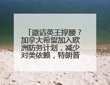 邀请英王撑腰？加拿大希望加入欧洲防务计划，减少对美依赖，特朗普：成为美国第51个州，免费用“金穹”