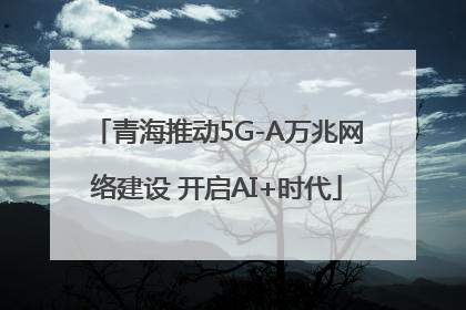 青海推动5G-A万兆网络建设 开启AI+时代