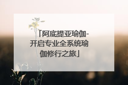 阿底提亚瑜伽-开启专业全系统瑜伽修行之旅