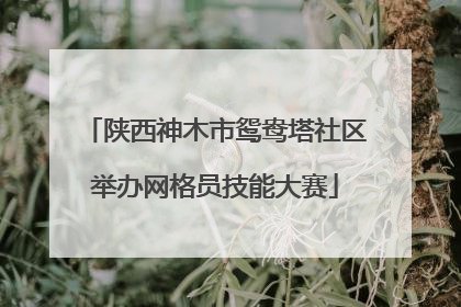 陕西神木市鸳鸯塔社区举办网格员技能大赛