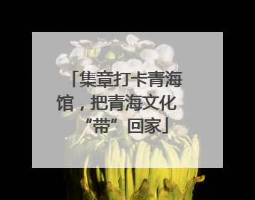集章打卡青海馆，把青海文化“带”回家