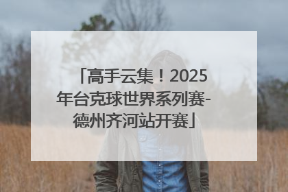 高手云集！2025年台克球世界系列赛-德州齐河站开赛