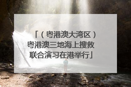（粤港澳大湾区）粤港澳三地海上搜救联合演习在港举行