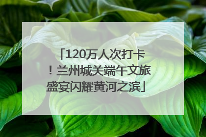 120万人次打卡！兰州城关端午文旅盛宴闪耀黄河之滨