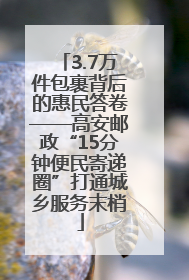 3.7万件包裹背后的惠民答卷——高安邮政“15分钟便民寄递圈”打通城乡服务末梢