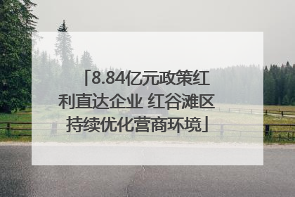 8.84亿元政策红利直达企业 红谷滩区持续优化营商环境