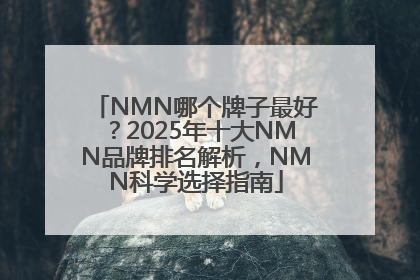 NMN哪个牌子最好？2025年十大NMN品牌排名解析，NMN科学选择指南